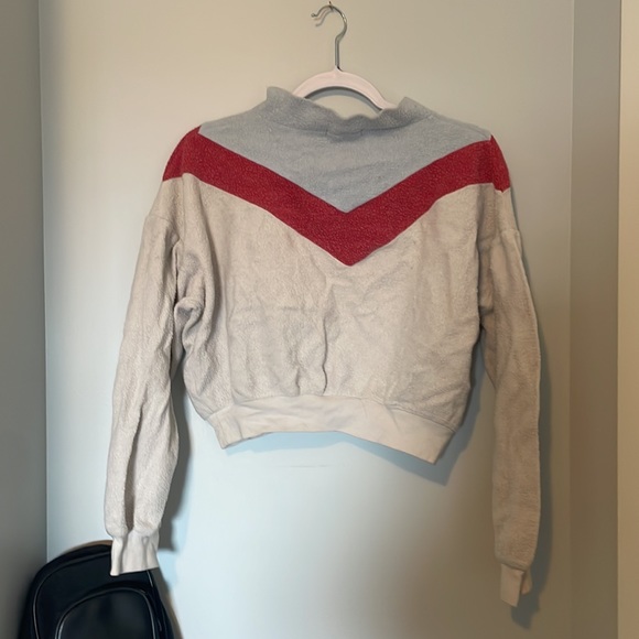 3/4 zip cropped sweater - Picture 2 of 2